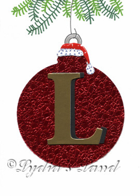 Christmas Monogram L