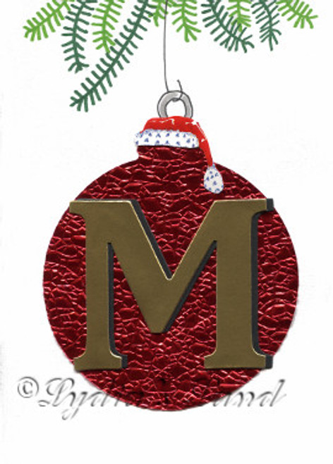 Christmas Monogram M