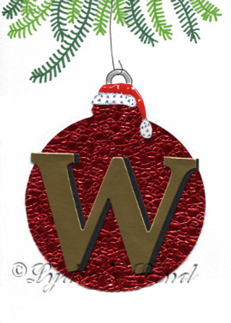 Christmas Monogram W