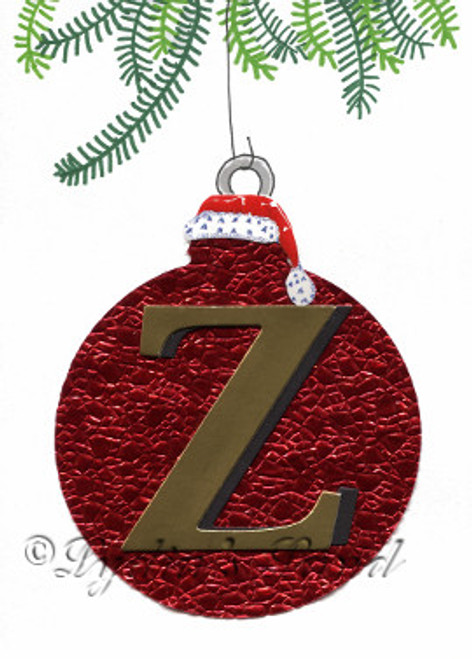 Christmas Monogram Z