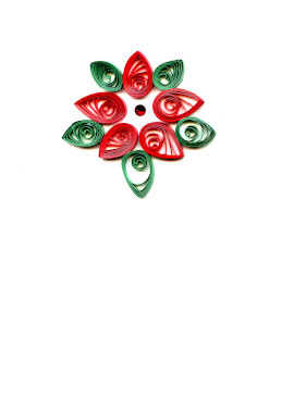 Handmade Quilled Holiday Card