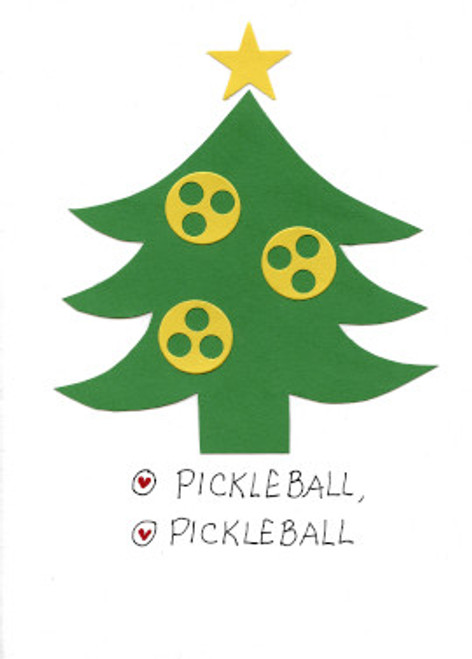 Pickleball Christmas card