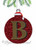 Christmas Monogram Letter B