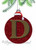 Christmas Monogram D