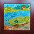 Painted ceramic tile