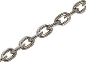 MarineNow 1/2" G43 ISO AISI 316 Marine Grade Stainless Steel Anchor Chain | Mirror Polished Finish | Marine Grade | ISO G43 (Choose Length)