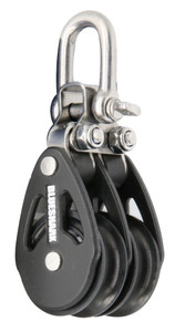 Blue Shark 2101 - 28 mm Fixed Double Aluminum Sailing Block - Max Line: 5/16” (8 mm), Safe Working Load: 1210 lbs. (550 kg), Breaking Load: 2150 lbs. (980 kg) Blue Shark 2101 - 28 mm Fixed Double Aluminum Sailing Block - Max Line: 5/16” (8 mm), Safe Working Load: 1210 lbs. (550 kg), Breaking Load: 2150 lbs. (980 kg)