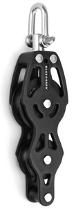 BLUESHARK 38mm Single Swivel Fiddle Becket Aluminum Sailing Block Choose Quantity (1-Pack) 2259 BLUESHARK 38mm Single Swivel Fiddle Becket Aluminum Sailing Block Choose Quantity (1-Pack) 2259