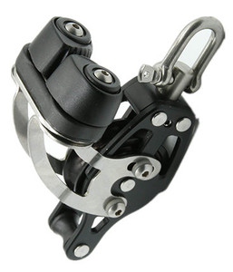 BLUESHARK 38mm Single Swivel Becket Adjustable Cam Sailing Block 2263 BLUESHARK 38mm Single Swivel Becket Adjustable Cam Sailing Block 2263