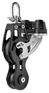 BLUESHARK 57mm Single Swivel Fiddle Adjustable Cam Aluminum Sailing Block 2318 BLUESHARK 57mm Single Swivel Fiddle Adjustable Cam Aluminum Sailing Block 2318