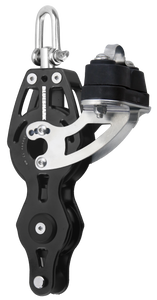 BLUESHARK 57mm Single Swivel Fiddle Becket Adjustable Cam Aluminum Sailing Block 2320 BLUESHARK 57mm Single Swivel Fiddle Becket Adjustable Cam Aluminum Sailing Block 2320