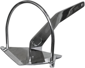 MarineNow AISI 316 Stainless Steel Shovel Scoop Style Next-Gen Anchor with Roll Bar (Choose Size) MarineNow AISI 316 Stainless Steel Shovel Scoop Style Next-Gen Anchor with Roll Bar (Choose Size)