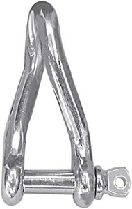 MarineNow 316 Stainless Steel Twist Shackle Marine Grade Choose Size and Pack Quantity MarineNow 316 Stainless Steel Twist Shackle Marine Grade Choose Size and Pack Quantity
