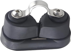 BLUESHARK Nylon Sailing Cam Cleat with Strap Fairlead 127 | for Line Sizes 1/8" in - 1/4" in (3-6 mm) | 150 lb Safe Working Load 300 lb Breaking Load | Premium Quality BLUESHARK Nylon Sailing Cam Cleat with Strap Fairlead 127 | for Line Sizes 1/8" in - 1/4" in (3-6 mm) | 150 lb Safe Working Load 300 lb Breaking Load | Premium Quality