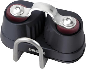 BLUESHARK Nylon Sailing Cam Cleat with Wire and Strap Fairlead 132 | for Line Sizes 1/8" in - 3/8" in (3-10 mm) | 200 lb Safe Working Load 500 lb Breaking Load | Premium Quality BLUESHARK Nylon Sailing Cam Cleat with Wire and Strap Fairlead 132 | for Line Sizes 1/8" in - 3/8" in (3-10 mm) | 200 lb Safe Working Load 500 lb Breaking Load | Premium Quality