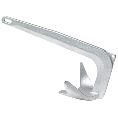 Delta Type Boat Anchor 11 lb 5 kg Delta Anchor, Galvanized Steel Boat  Anchor, Triangle Plow Anchor Boat Marine Anchor, Heavy Duty Plow Anchor for  Boat Mooring on the Beach, Boats from 10-16 feet