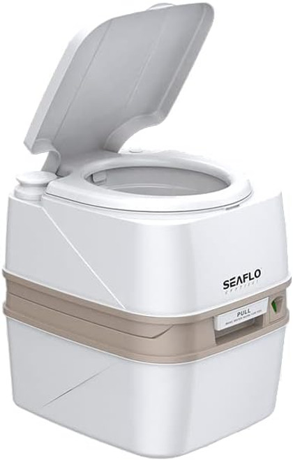 SEAFLO 4.8 Gallon (18L) Premium Portable Travel Toilet…