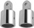 MarineNow Bimini Top Cap 1" 316 Marine Grade Stainless Steel Hardware Choose Pack Size, 2, 4, 6 or 10