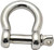MarineNow US Type 316 Stainless Steel Bow Shackle with Over Size Screw Pin