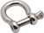 MarineNow US Type 316 Stainless Steel Bow Shackle with Over Size Screw Pin