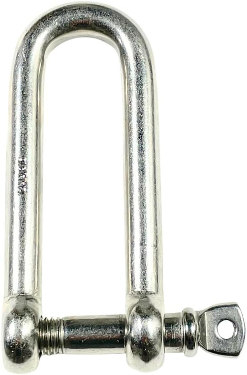 MarineNow 316 Stainless Steel Long D-Shackle Marine Grade Choose Size and Pack Quantity