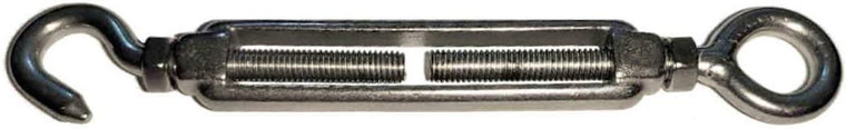 MarineNow Stainless Steel 316 Hook & Eye Turnbuckle Marine Grade M4, M5, M6, M8; Choose 1, 2, 5 or 10 Pack