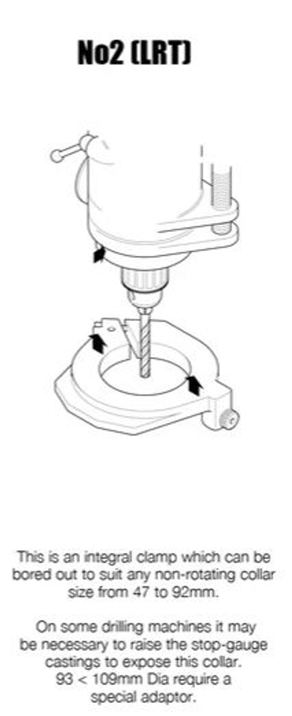 Silvaflame Radial Drill Press Guard NO2 LRT