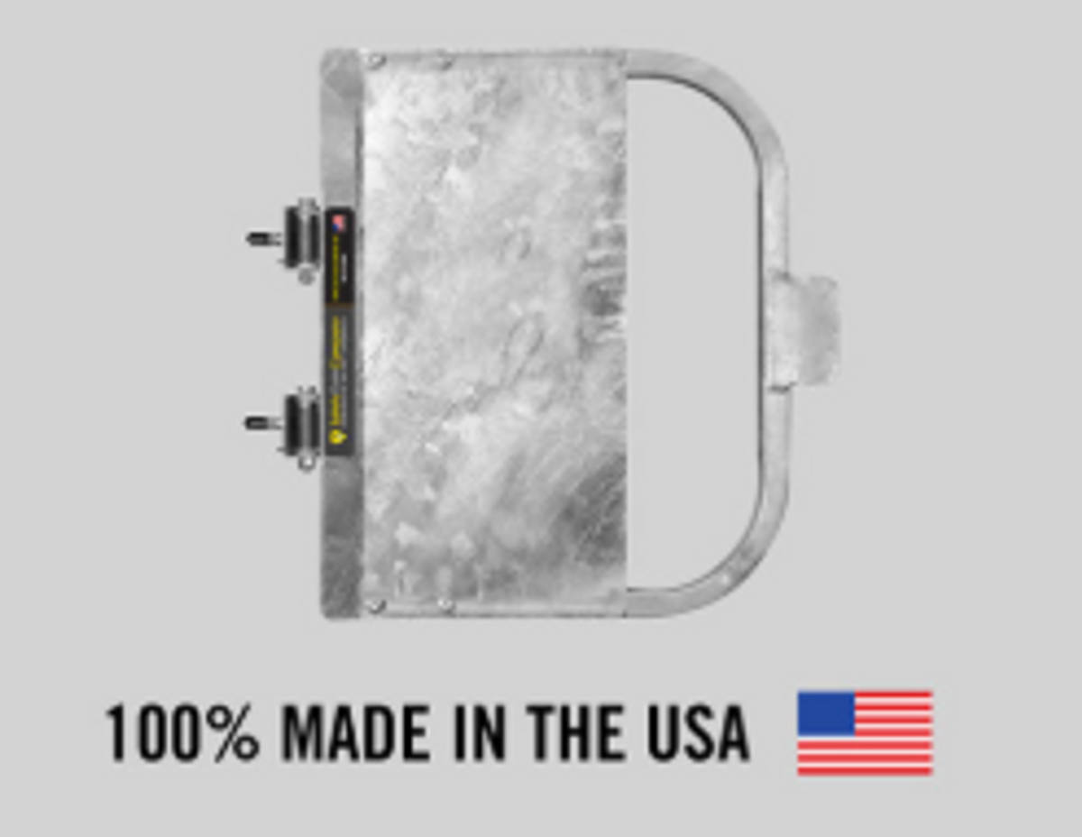 Adjustable Self-Closing Gate 30-36" - Galvanized