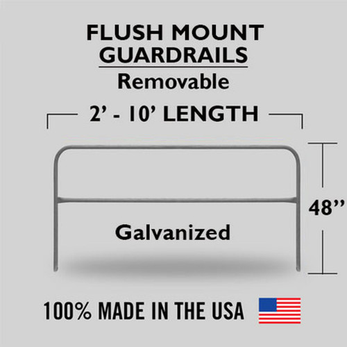Pit Safety Rail - Galvanized