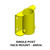 Pit Safety Rail - Powder Coat Yellow