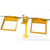 Repar2 Grinder Safety Guard, No Lights, Laminated Glass, 190 x 180 mm