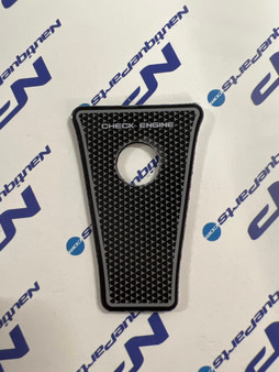 DECAL CHECK ENGINE 1 HOLE 1.59 X 2.41 NON-CATALYST