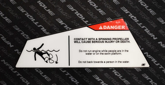 DECAL DRIVER DANGER WARNING LABEL G-SERIES