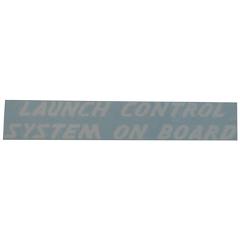 Decal - "Launch Control System on Board"
