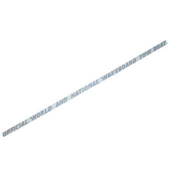 decal, "OFFICIAL WORLD AND NATIONAL WAKEBOARD TOWBOAT" - available in black and in white