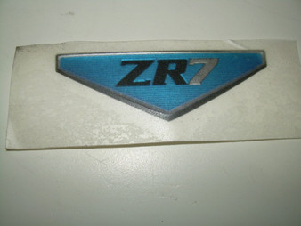 DECAL ZR7 DOMED INSERT 1.02' X 2.96" BLUE