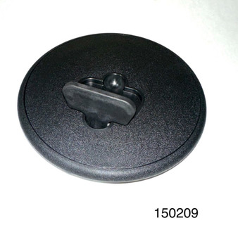 Deck Plate 6 Inch Cam-Out- Black