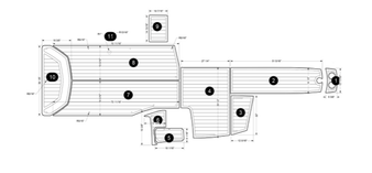GS24 Floorboard Kit SeaDek   2018-2022