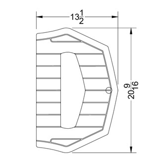 NON-SKID AFT WATERFALL 2021-2024 G21/G23/G25