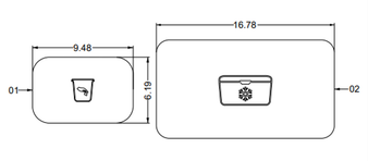 NON-SKID, COOLER WELL GS24