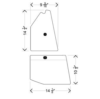 NON-SKID GLOVEBOX TUB 2021-2024 G21/G23/G25