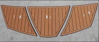 NON-SKID, MOCHA, SMALL  PLATFORM 3 PC