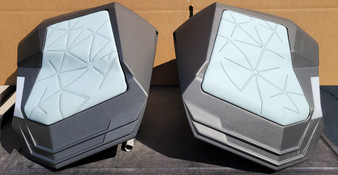 OPEN BOX- TOWER SPEAKER CANISTER FULLY ASSEMBLED AND PAINTED PORT & STBD P-SERIES- OPEN BOX