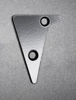 PLATE HELM SEAT WING WASHER BLACK STARBOARD