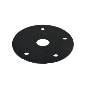 Spacer, black, all towers - front (round)