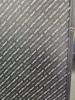 UNDERLINER, BLACK WITH NAUTIQUE LOGO