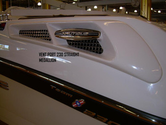 VENT PORT 230 ( year 2011 on)  STRAIGHT MEDALLION