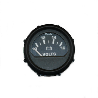 Voltmeter, VDO black - FARIA REPLACEMENT
