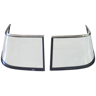 WINDSHIELD WINGS, 216V & 226, 2009-2012 - STAINLESS STEEL