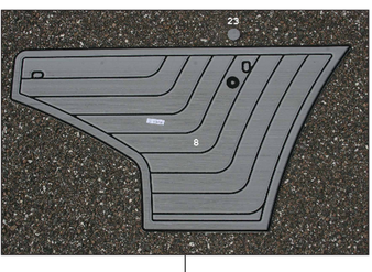 2014-2021 210 TITANIUM PORT FLOORBOARD SEADEK